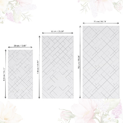 Furniture decal Geometric patterns