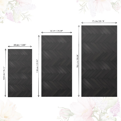 Furniture vinyl Dark herringbone