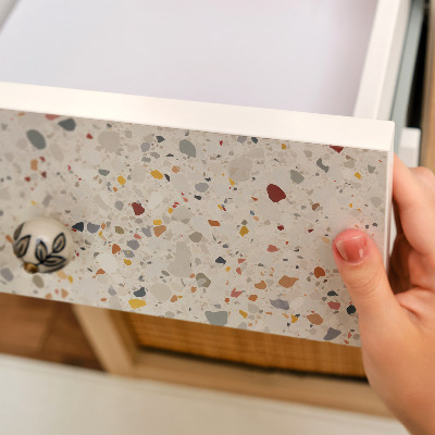 Furniture vinyl wrap Terrazzo mosaic