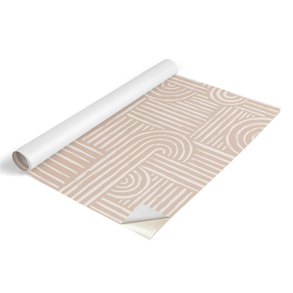 Furniture vinyl Beige stripes