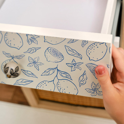 Furniture vinyl Citrus pattern