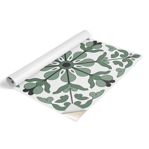 Furniture vinyl Green ornament