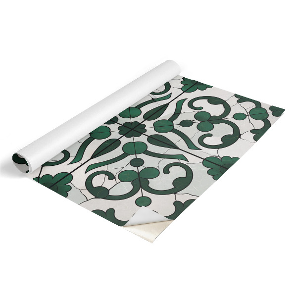 Furniture vinyl Green ornaments