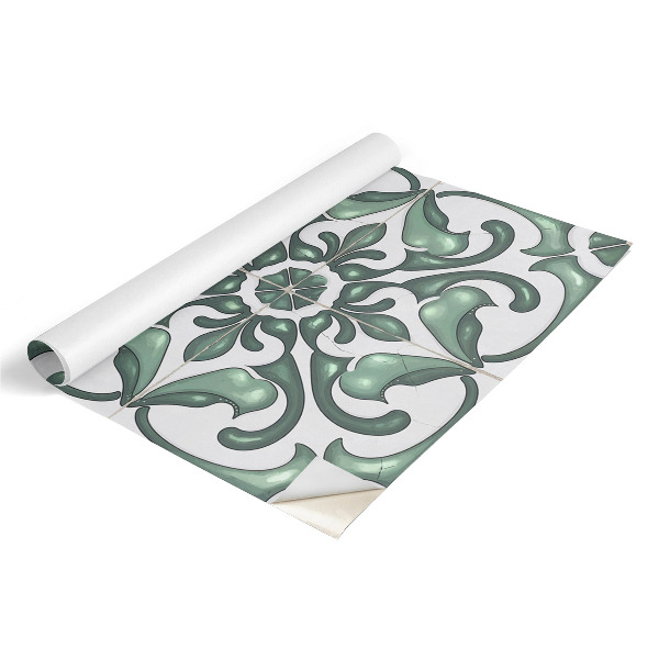 Furniture vinyl Green ornaments