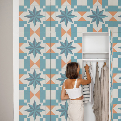 Furniture vinyl Star tiles