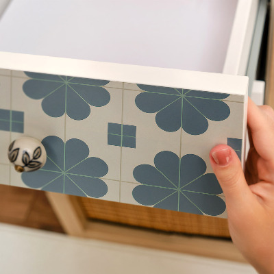 Furniture vinyl Floral geometry