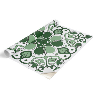 Furniture vinyl Green tiles