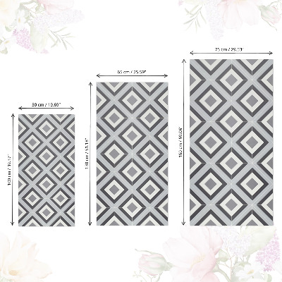 Furniture vinyl Geometric tiles