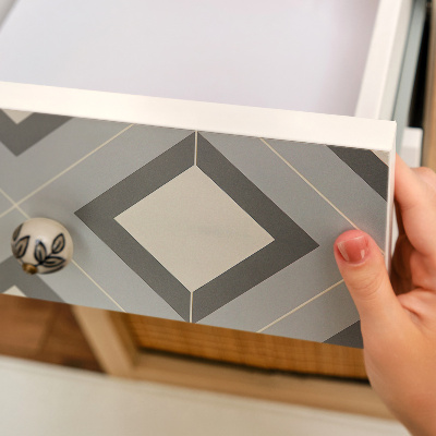 Furniture decal Geometric pattern