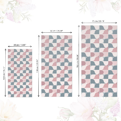 Furniture vinyl wrap Geometric pastels