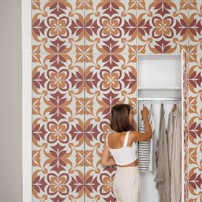 Furniture decal Floral pattern