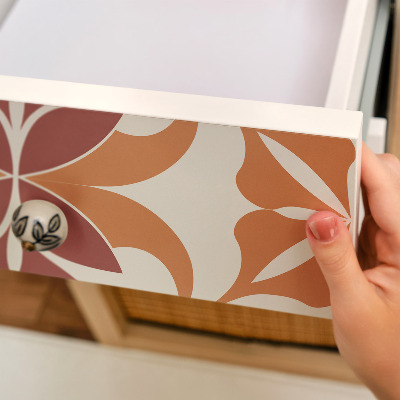 Furniture decal Floral pattern