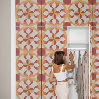 Cabinet sticker Retro art