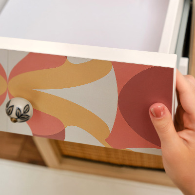 Cabinet sticker Retro art