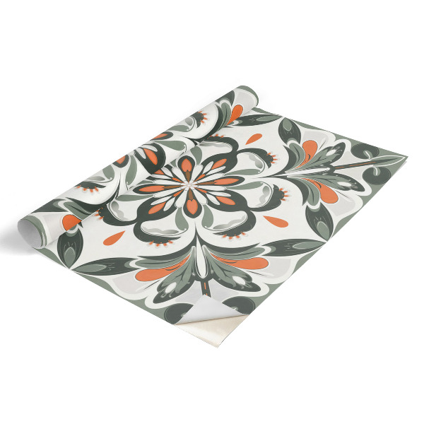 Furniture decal Floral symmetry