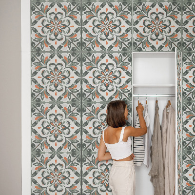 Furniture decal Floral symmetry