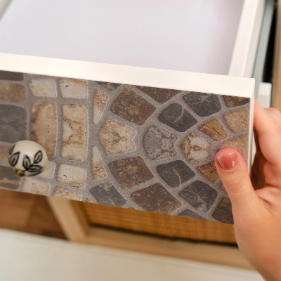 Furniture vinyl Stone mosaic