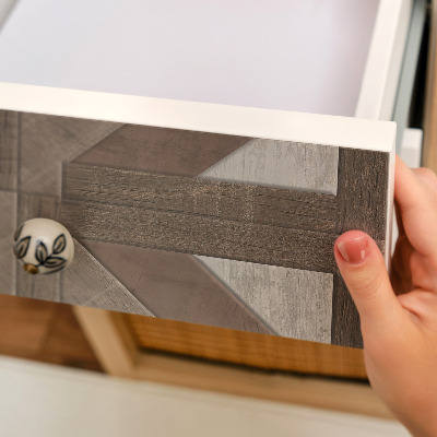 Furniture decal Geometric pattern