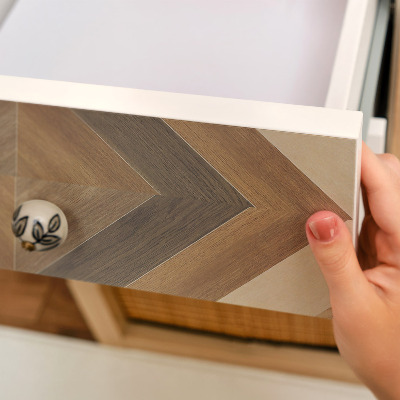 Furniture vinyl Wooden mosaic