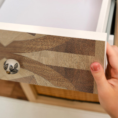 Furniture decal Wooden wheels