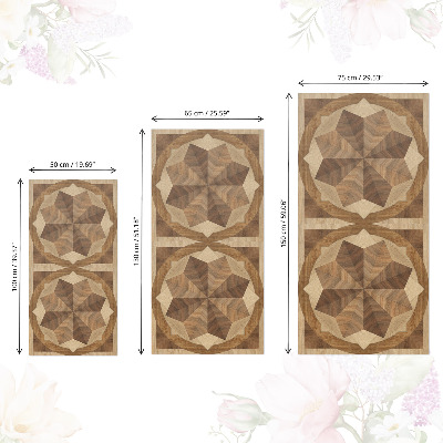 Furniture decal Wooden wheels