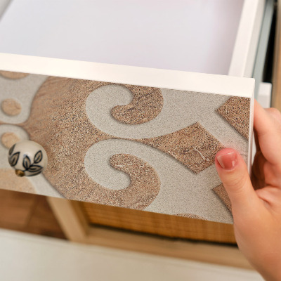 Cabinet sticker Rustic pattern