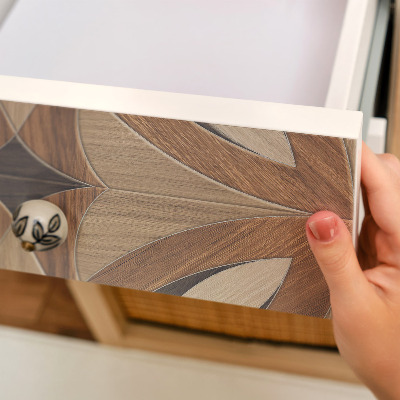 Furniture vinyl Wooden flowers