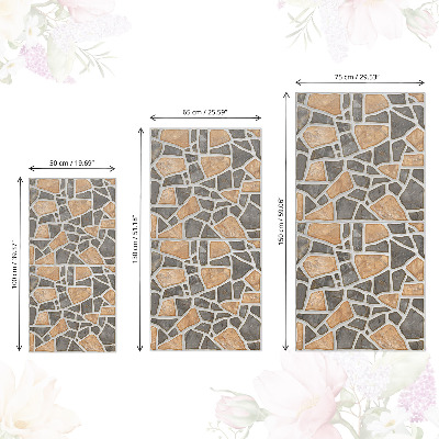 Cabinet sticker Stone pattern