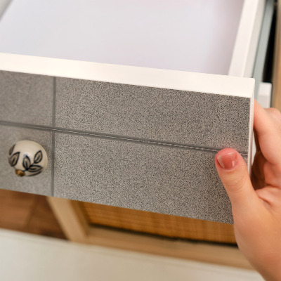 Cabinet sticker Gray blocks