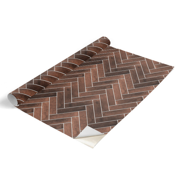 Furniture vinyl Herringbone brick pattern