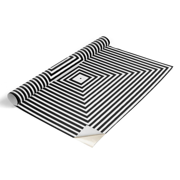 Furniture vinyl wrap Squares illusion
