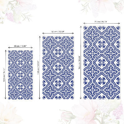 Furniture vinyl Blue pattern