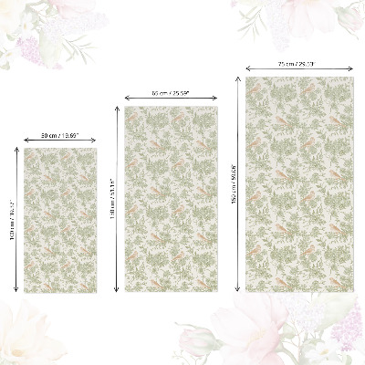 Furniture vinyl wrap Botanical pattern