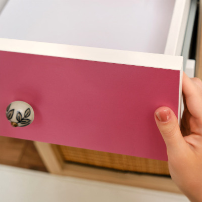 Cabinet sticker Energy pink