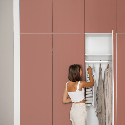 Furniture vinyl wrap Brick color