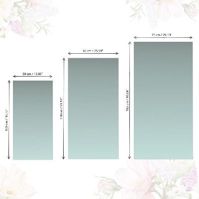 Furniture decal Turquoise gradient