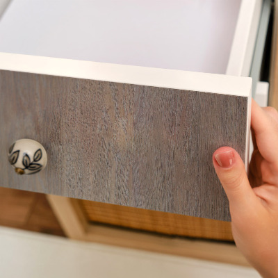 Cabinet sticker Wooden texture