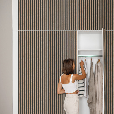 Furniture decal Vertical slats