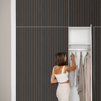 Cabinet sticker Wooden verticals