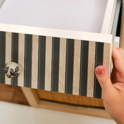 Furniture vinyl Vertical stripes