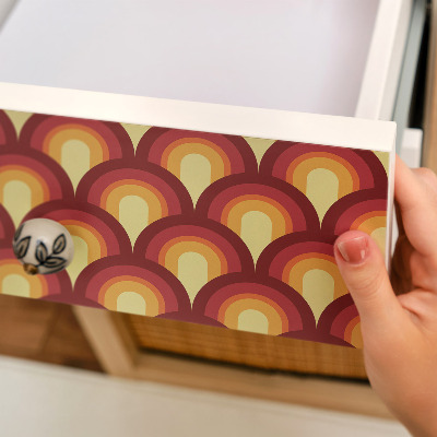 Furniture decal Retro pattern