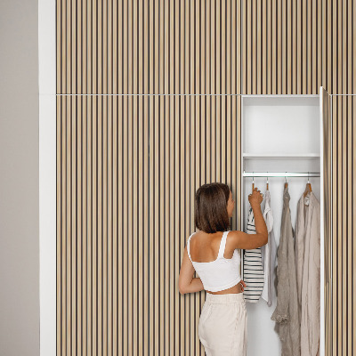 Furniture vinyl Beige stripes