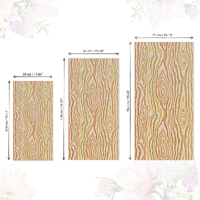 Furniture decal Wooden waves