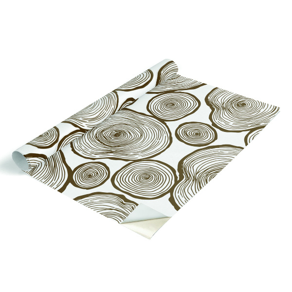 Cabinet sticker Wooden circles