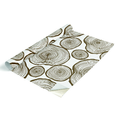 Cabinet sticker Wooden circles