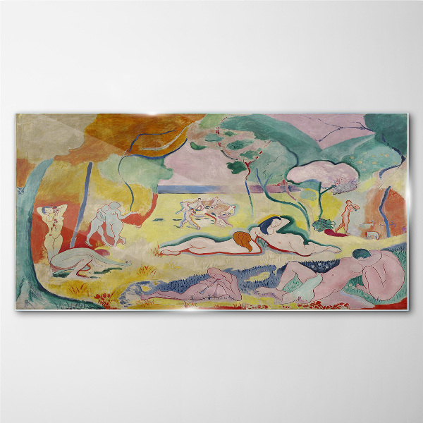 Summer dreams in colors Glass Wall Art