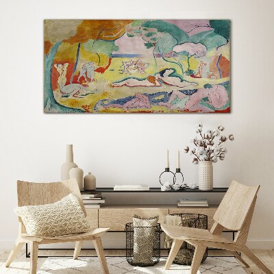 Summer dreams in colors Glass Wall Art