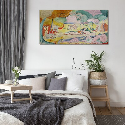 Summer dreams in colors Glass Wall Art