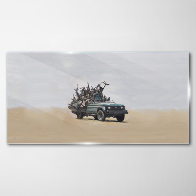 Banksy War Glass Wall Art