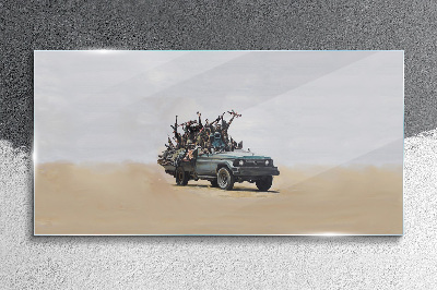 Banksy War Glass Wall Art